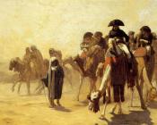 让 莱昂 杰罗姆 : General Bonaparte With His Military Staff In Egypt